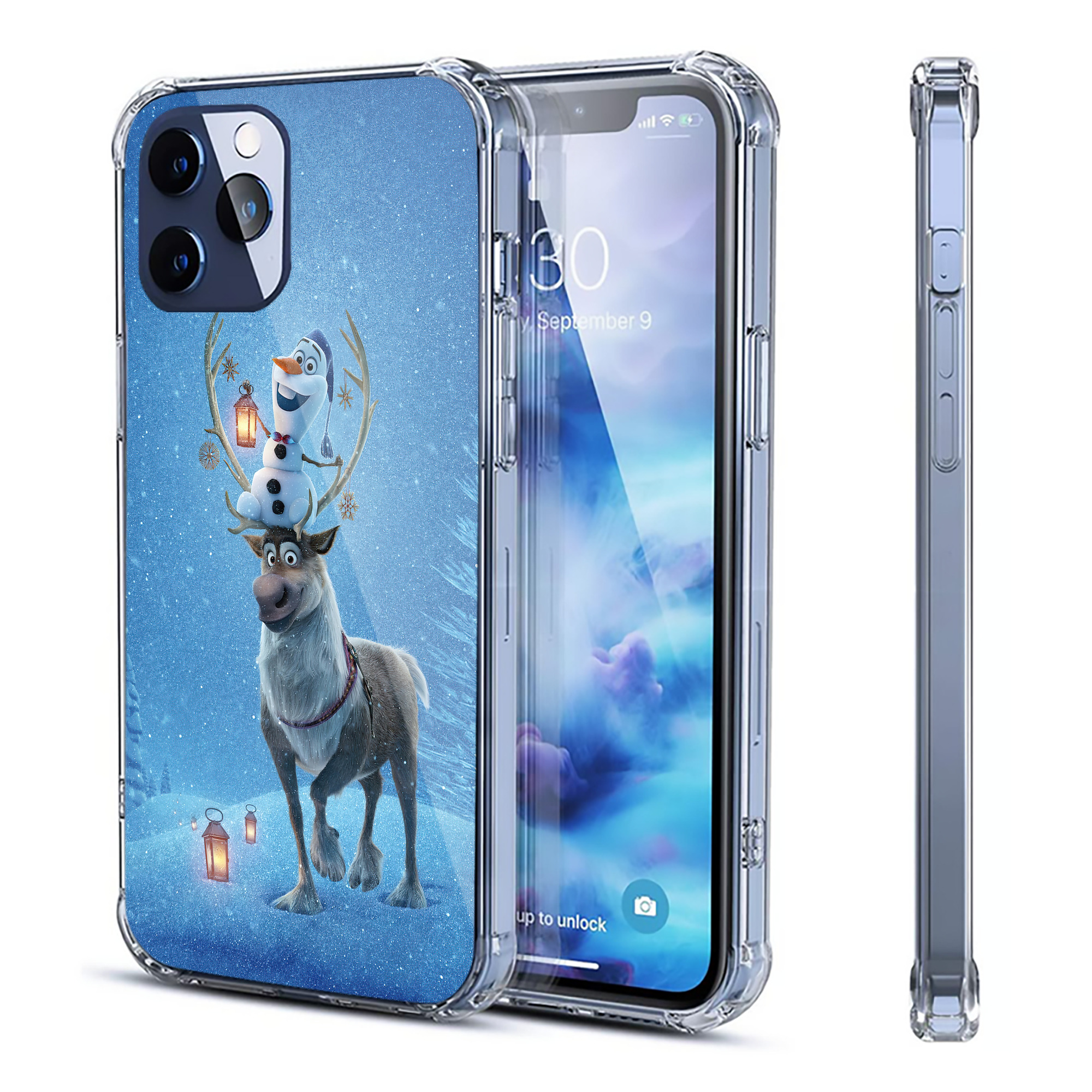 （画像用） アナと雪の女王 アンナ エルサ Frozen Anna Elsa 【iPhone 12シリーズ対応】透明スマホケース（クリアソフトケース）